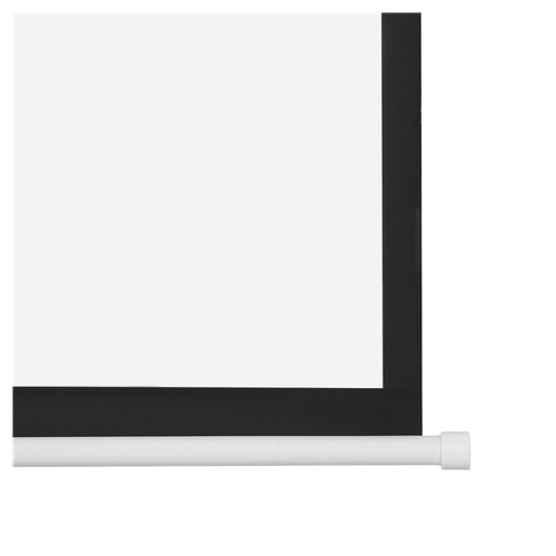 100" 4:3 80" x 60" Viewing Area Motorized Projector Screen with Remote Control Matte White