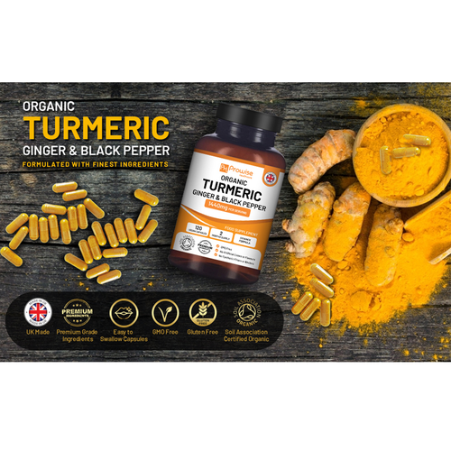 Prowise Turmeric Curcumin 1440mg with Black Pepper & Ginger