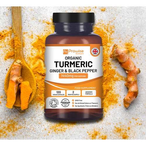 Prowise Turmeric Curcumin 1440mg with Black Pepper & Ginger