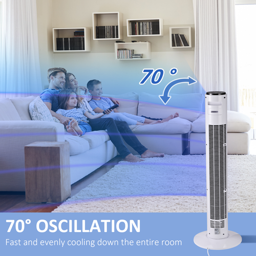 Fan Tower, ?32x96H cm-White