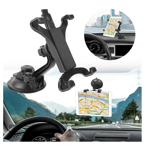 360° Rotating Car Mount Holder Stand Windshield Dashboard For 7-10 inch Tablet