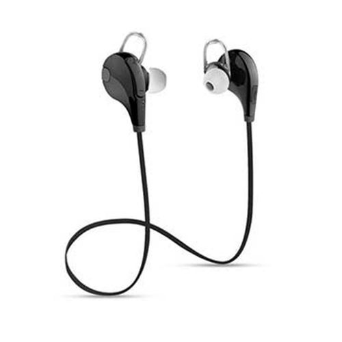 Aquarius Wireless 200mAh Bluetooth Stereo Earphones- Black