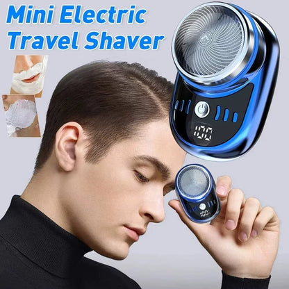 Xiaomi Mini Electric Shaver USB Charging Portable Wet and Dry Use Travel Razor Wireless Detachable Shaver with Digital Display