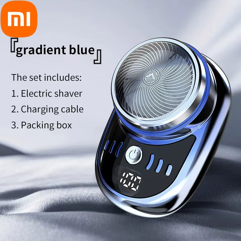 Xiaomi Mini Electric Shaver USB Charging Portable Wet and Dry Use Travel Razor Wireless Detachable Shaver with Digital Display