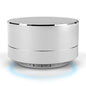 Wireless Mini Super Bass Bluetooth Music Speaker for Samsung Iphone Ipad Tablet Silver Grey