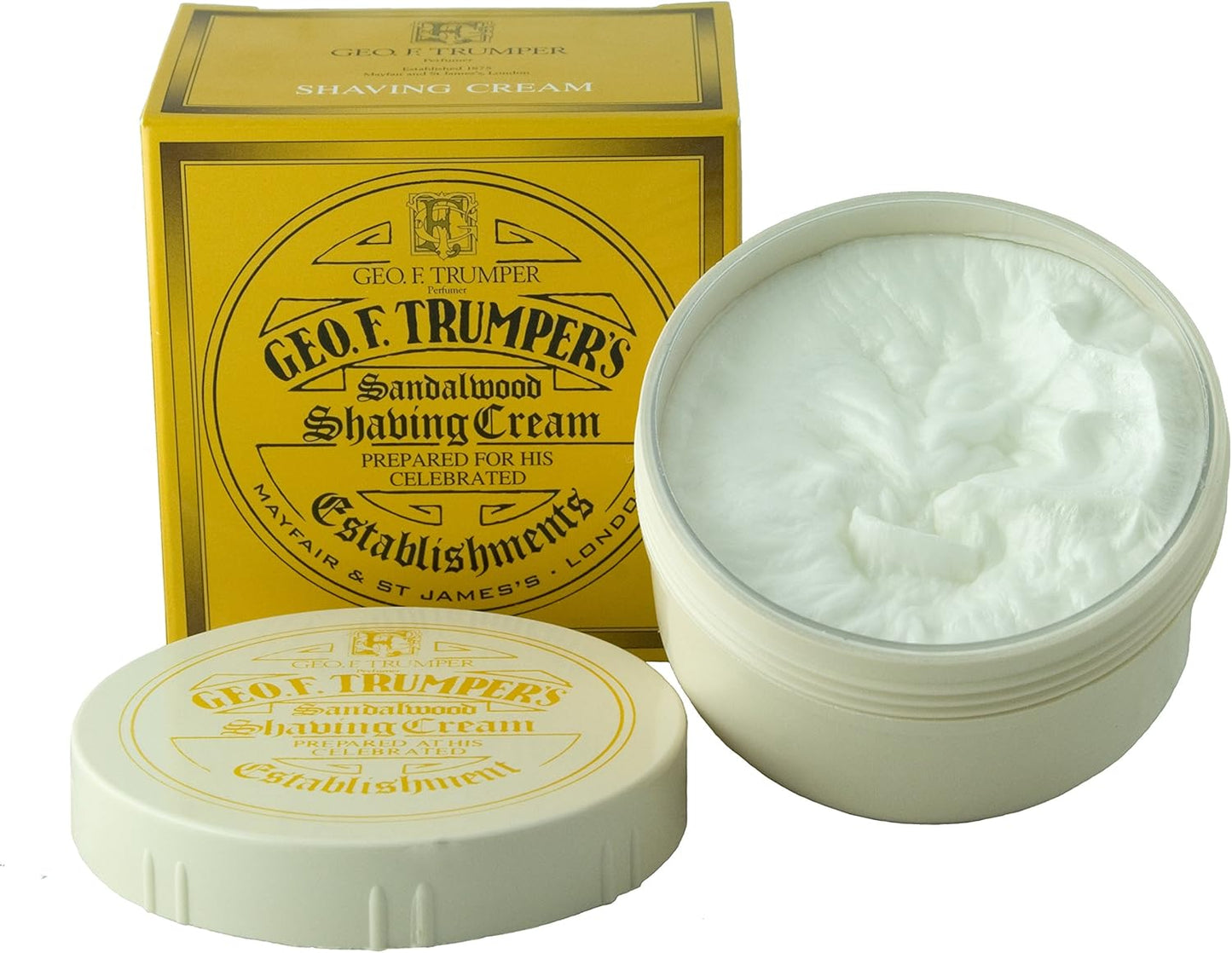 Geo F Trumper Shave Cream - Sandalwood 200Gm Tub