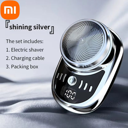 Xiaomi Mini Electric Shaver USB Charging Portable Wet and Dry Use Travel Razor Wireless Detachable Shaver with Digital Display