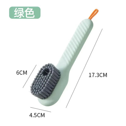 1Pcs Multifunctional Cleaning Brush Soft Automatic Liquid Shoe Brush Clothes Brush Shoe Clothing Board Brush Shoe Cleaner Tool