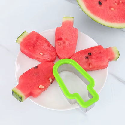 Watermelon Cutter Stainless Steel Cute Tree Design Cutting Watermelon Kitchen Gadgets Salad Fruit Slicer Cutter Tools