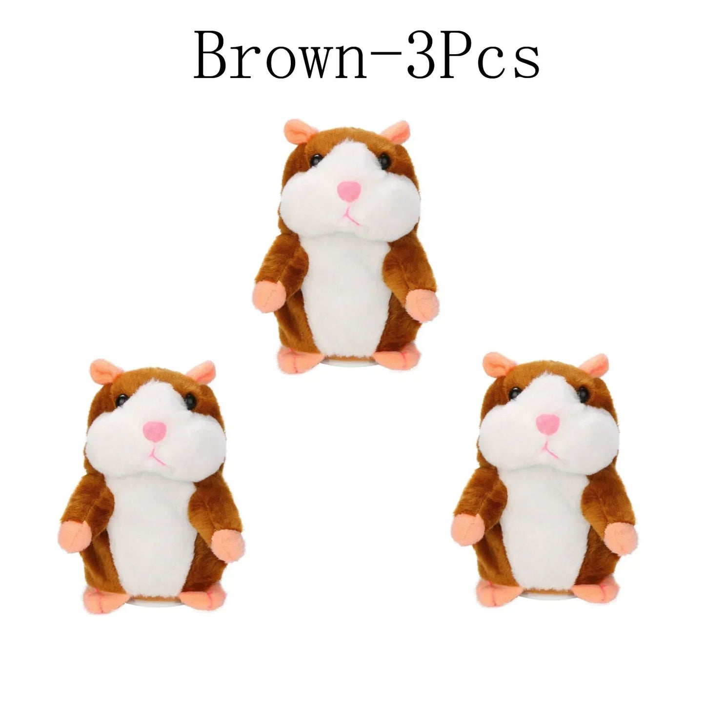 New 15Cm Cute Talking Hamster Talking Sound Recording Repeatable Stuffed Animal Recordable Hamster Doll Gifts