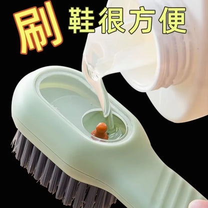 1Pcs Multifunctional Cleaning Brush Soft Automatic Liquid Shoe Brush Clothes Brush Shoe Clothing Board Brush Shoe Cleaner Tool