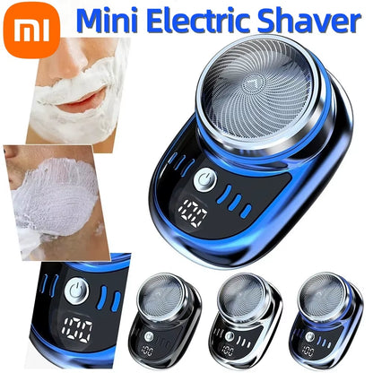 Xiaomi Mini Electric Shaver USB Charging Portable Wet and Dry Use Travel Razor Wireless Detachable Shaver with Digital Display