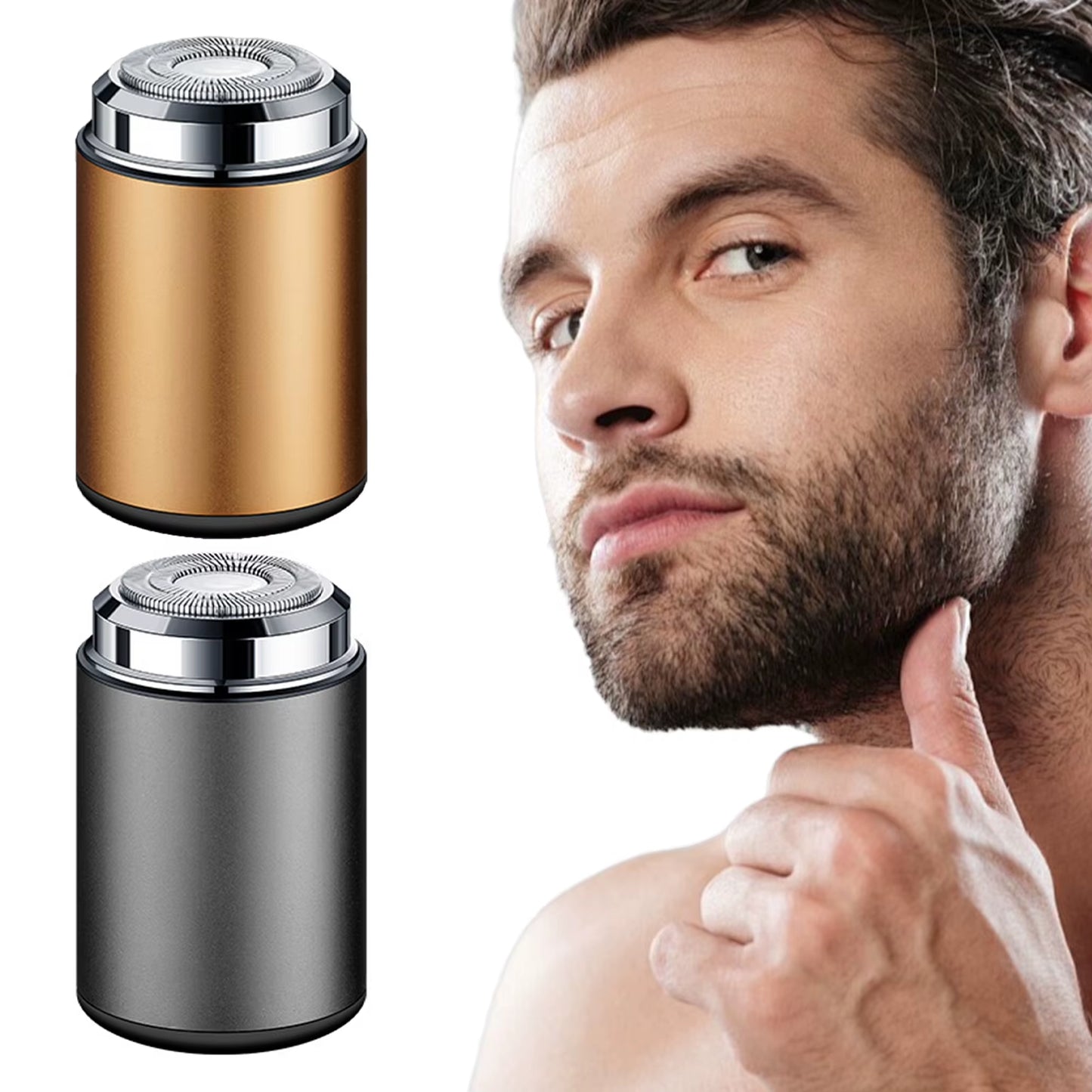 Portable Mini Electric Shavers for Men Wet and Dry Haircut Men'S Rechargeable Shaving Razor Finish Cutting Machine Beard Trimmer