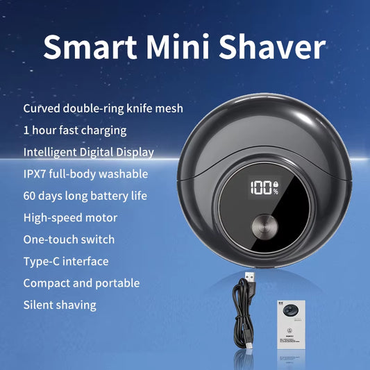 Mini Electric Shaver USB Rechargeable Waterproof Men Portable Travel Shaver Beard Body Hair Trimmer Gift Portable Razor