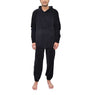 MENS FLEECE HOODIE & JOGGER SET BLK L