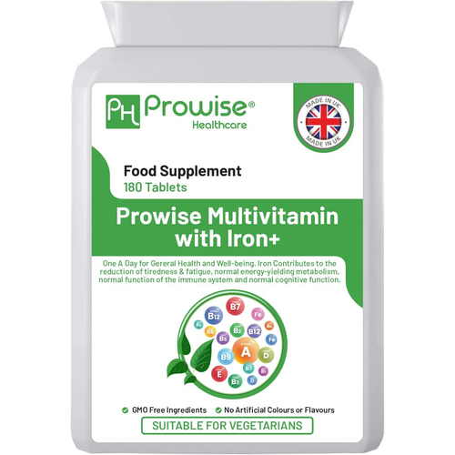 Multivits and Iron+ 180 Tablets by Prowise Healthcare