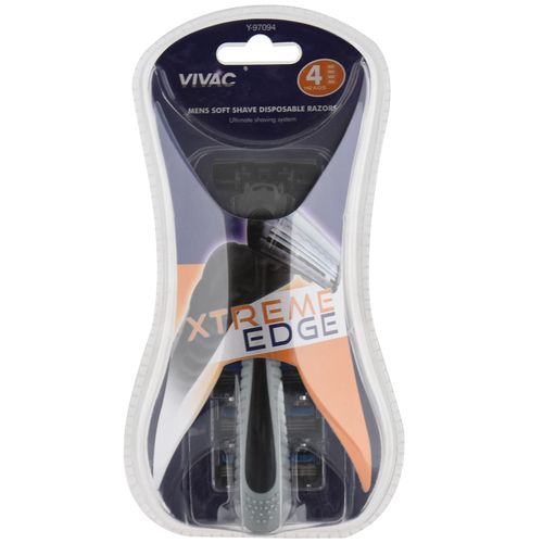 DNO LIQUIDATE CC Vivac Mens Soft Shave Disposable Razor- DNO