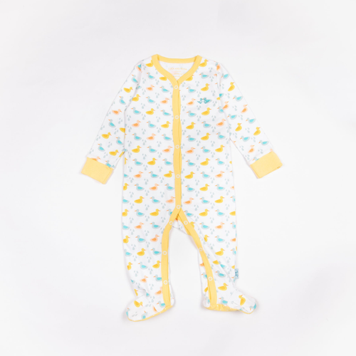 Little Ducks Baby Grow & 2 Piece Vest Set