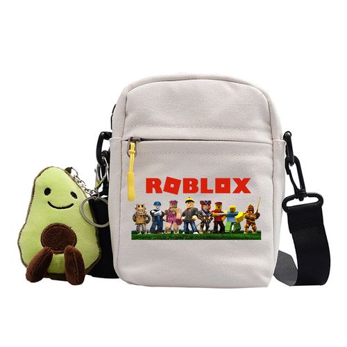 ROBLOX Kawaii Canvas Crossbody Bag for Travel & Sport - Stylish Messenger Bag