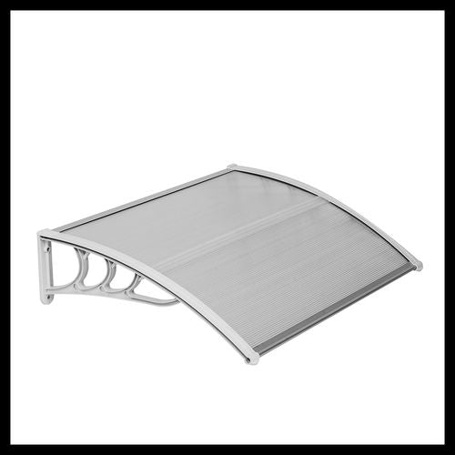 100 x 80 Household Application Door & Window Awnings Transparent Board & White Holder