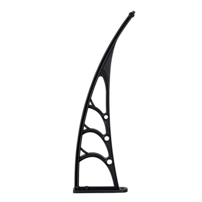100 x 80 Household Application Door & Window Awnings Canopy White & Black Bracket