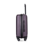 20" Carry on Luggage Lightweight Suitcase, Spinner Wheels, Purple