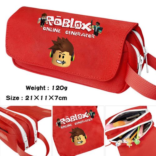 ROBLOX Anime Pencil Bag - Durable PVC Design for Students' Supplies