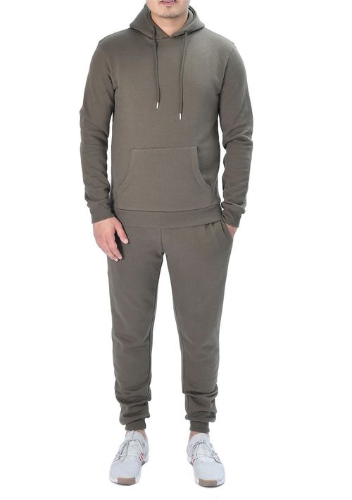 MENS HOODIE KHAKI M