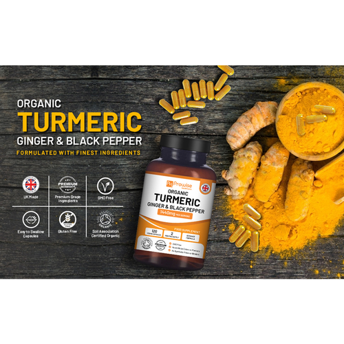 Prowise Turmeric Curcumin 1440mg with Black Pepper & Ginger