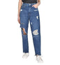 TORN HEM RIP MOM DARK WASH 8