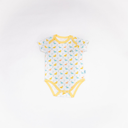 Little Ducks Baby Grow & 2 Piece Vest Set