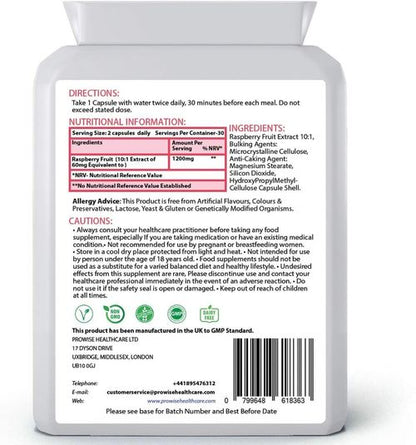 Raspberry Ketones Super Strength