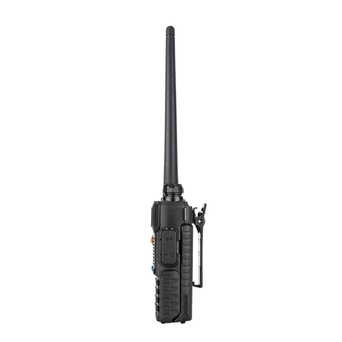 1.5" LCD 5W 144~148MHz / 420~450MHz Dual Band Walkie Talkie with 1-LED Flashlight (Black)