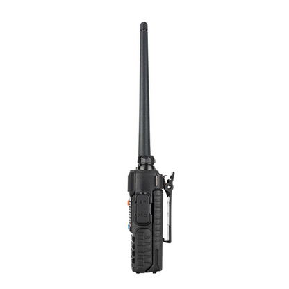 1.5" LCD 5W 144~148MHz / 420~450MHz Dual Band Walkie Talkie with 1-LED Flashlight (Black)