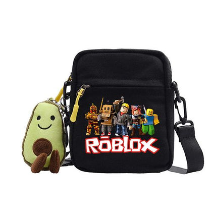 ROBLOX Kawaii Canvas Crossbody Bag for Travel & Sport - Stylish Messenger Bag