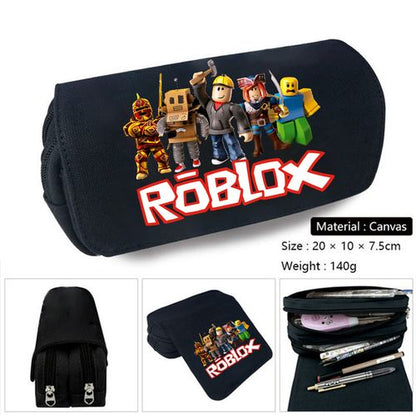 ROBLOX Anime Pencil Bag - Durable PVC Design for Students' Supplies