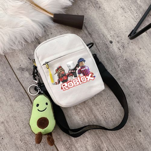 ROBLOX Kawaii Canvas Crossbody Bag for Travel & Sport - Stylish Messenger Bag