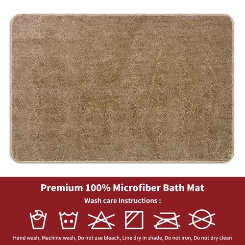 VINSANI BATH MAT 60X90cm BEIGE 1010167