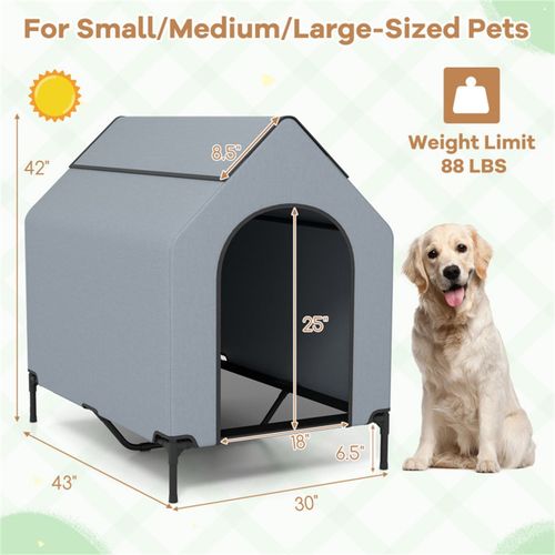30" x 43"  pet house with windows
