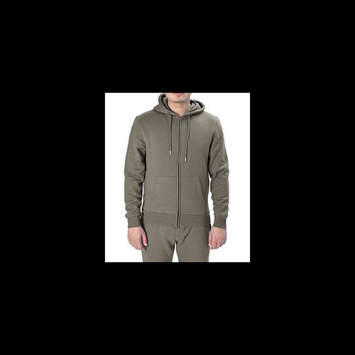 MENS ZIP HOODIE KHAKI M