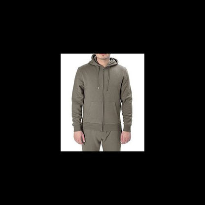 MENS ZIP HOODIE KHAKI M