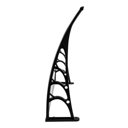 100 x 80 Household Application Door & Window Awnings Canopy White & Black Bracket