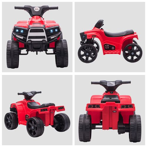 6 V Kids Ride on Cars Electric ATV for 18-36 months Toddlers Black䗧