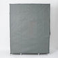 5-Layer 12-Compartment Non-woven Fabric Wardrobe Portable Closet Gray (133x46x170cm)